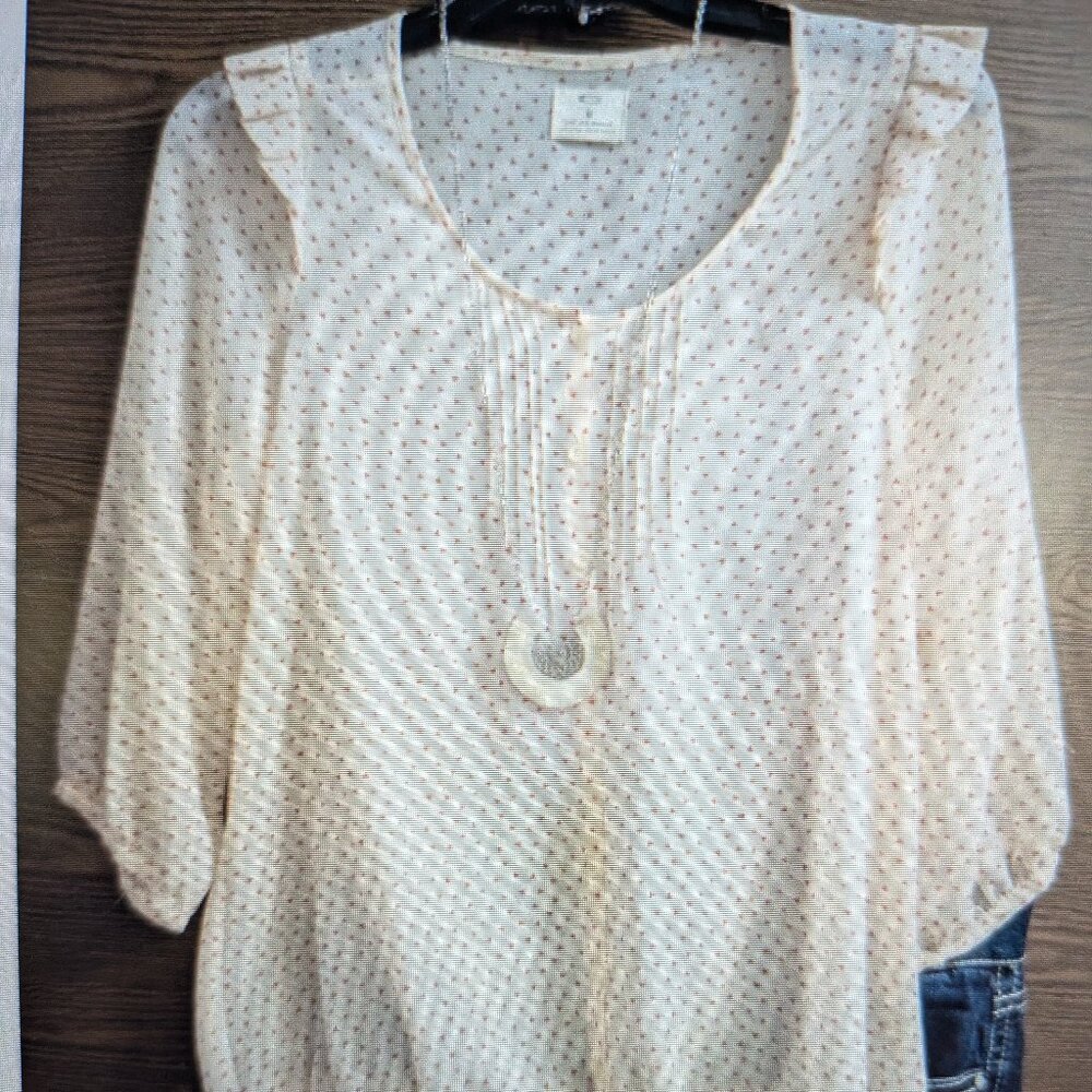 SIZE M PINS AND NEEDLES 3/4 Sleeve Blouse INVPV79